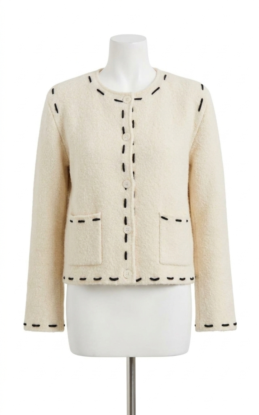 NEW RAILS juliette jacket in ivory